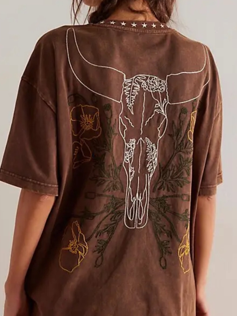 Free People X Denim & Bone Frontier Tee Sold Out NWT Medium